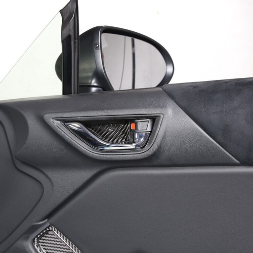 2×Carbon Fiber Interior Door Handle Bowl Panel Trim For GR86 /Subaru BRZ 2022-23 - Picture 11 of 12