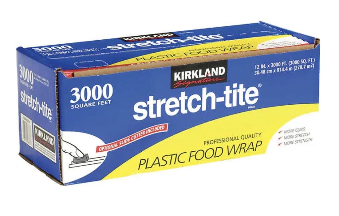 Kirkland Signature Stretch Tite Plastic Food Wrap 12 in x 3 000