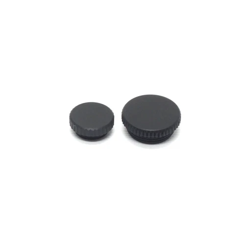 DSLRKIT Remote + Flash PC Sync Terminal Cap Metal Cover Set