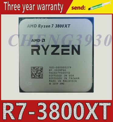 AMD Ryzen 7 3800XT R7-3800XT 8-core 3.9GHz Desktop AM4 105W CPU processor