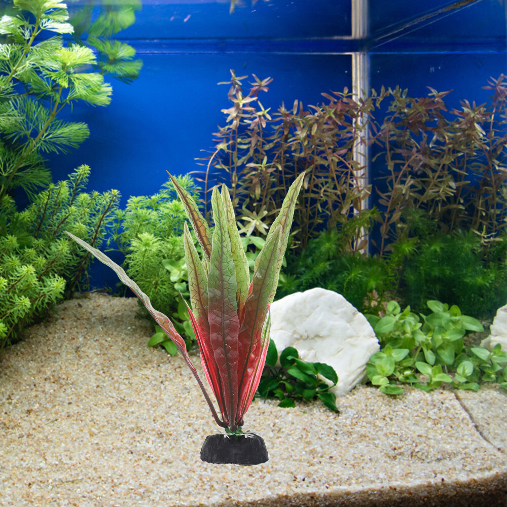 12 Pcs Fake Plants for Fish Tank Seaweed Water Artificial Grass