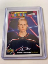 20-21 Matiss Kivlenieks  Columbus Blue Jackets UD Portraits Rookies #P-94