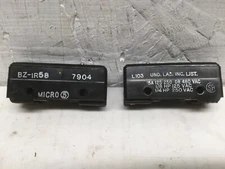 Micro Switch BZ-IR58 Pin Plunger 15A 125, 250 or 480 VAC (Lot of 2)