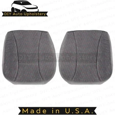 1992-1996 For Ford Bronco Driver & Passenger Bottom Cloth Seat Covers Gray