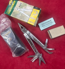 Leatherman Original Wave Leather Sheath Collectable Pat Pend 2002 NOS 