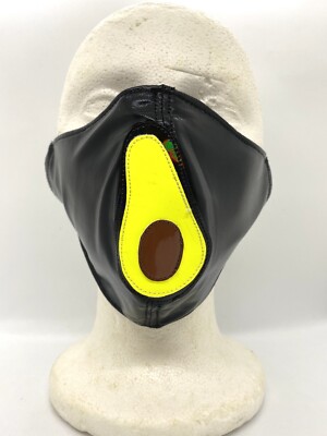 Avocado Face Mask Guacamole Black Mask