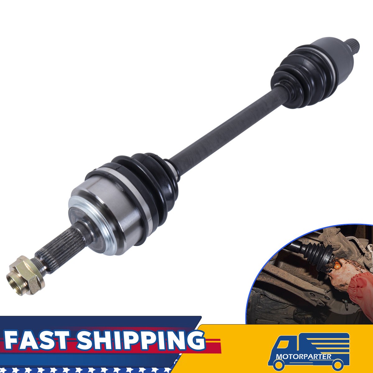 CV Axle Shaft Left Front Left Front CV Axle Shaft For Acura TL 2004-2008 & Honda Accord 2003-2007 - HO-8178 DSK662 Honda Accord Axle - Foto 4