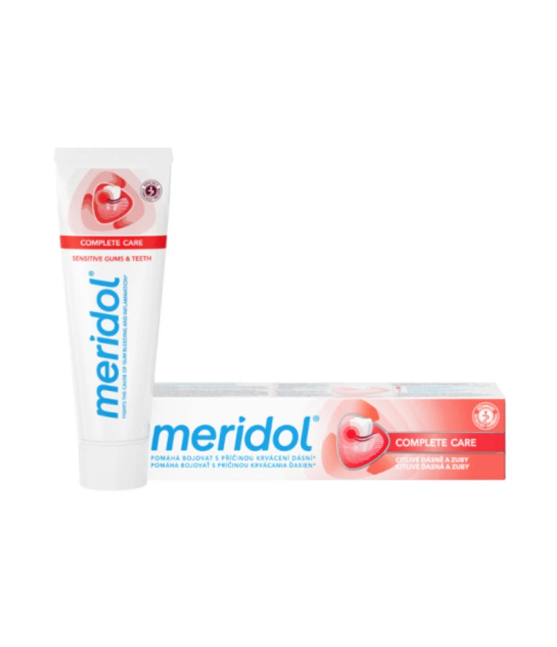 2x MERIDOL COMPLETE CARE Sensitive gums & teeth toothpaste (1450 ppm F), 75 ml - Image 3 of 4