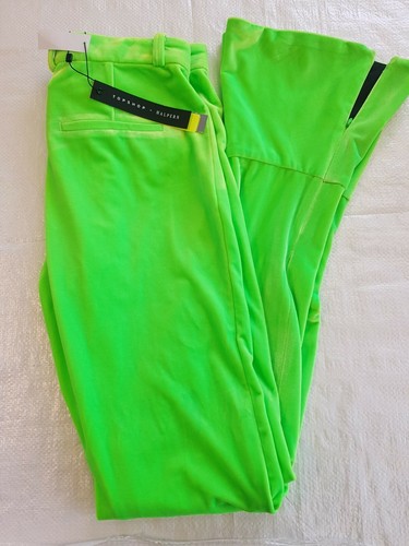 Topshop Halpern Velvet Neon Lime Green 