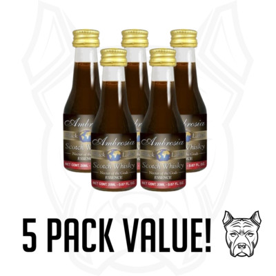 Prestige Ambrosia Scotch Whiskey Essence Premium Chivas Regal Clone - 5 Pack!