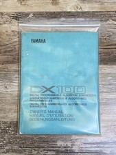 Yamaha DX 100 Original Owners Manual Original DX Voice Programming Synthesizer