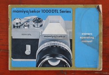 MAMIYA/SEKOR 1000 DTL SERIES OWNERS MANUAL/175167