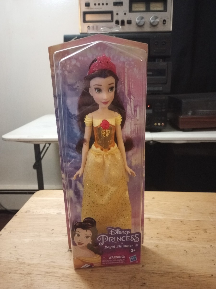 Disney Princess Royal Shimmer, Belle, Beauty The Beast Hasbro