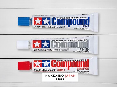 Tamiya polishing compound set Fin&Finish&Coarse From Japan /tracking number