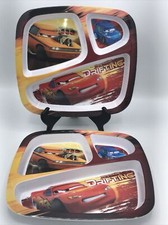 2 Disney CARS Drifting Compartment Plates ZAK 8.75" x 8"