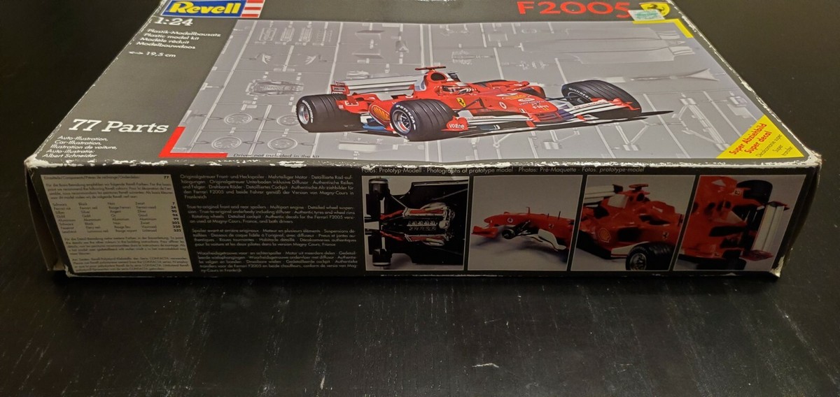 レベル フェラーリF2005 マルボロデカール付き 1⁄24 未組立中古品 【未