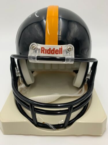 JACK HAM signed/autographed PITTSBURGH STEELERS VSR4 mini helmet w/HOF 88 - JSA - Picture 4 of 7
