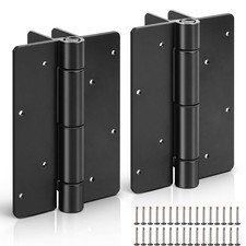 Upgraded 5.75" Aluminum Self Closing Gate Hinges, Fence Gate Hinge for Alumin...