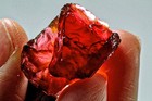 37Ct Natural Mozambique Red Garnet Rhodolite Facet Rough Specimen YHEA52 — photo 2