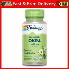 Okra Fruit 1600 Mg - High Fiber Supplement fo...