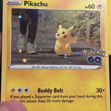Pikachu [Cosmos Holo] #27 Prices | Pokemon Go | Pokemon Cards