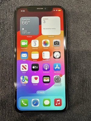 Apple iPhone XR - 128 GB - Black (Unlocked) - 85% Battery Life