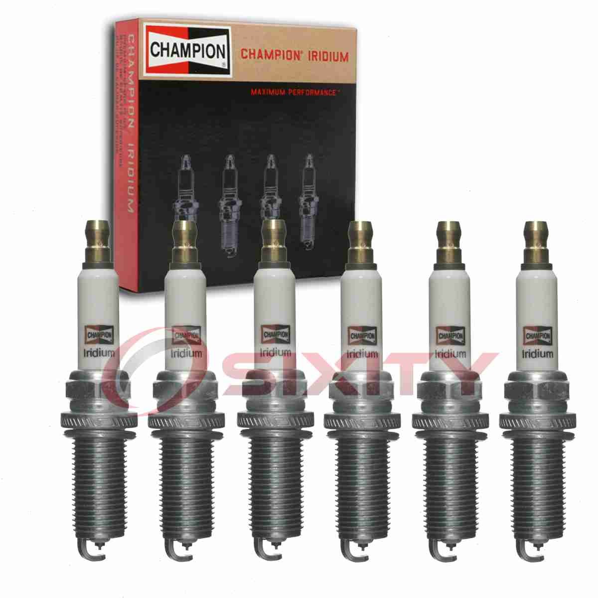 6 pc Champion Iridium Spark Plugs for 2007-2013 Toyota FJ Cruiser 4.0L V6 et