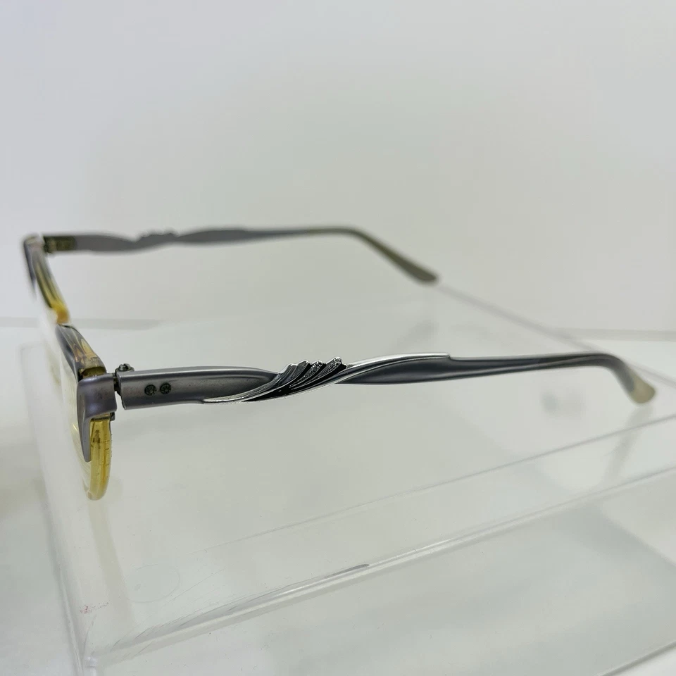 Anteojos de gato vintage con marco de aluminio y plástico para mujer de mediados de siglo EE. UU. Foto 3 de 4