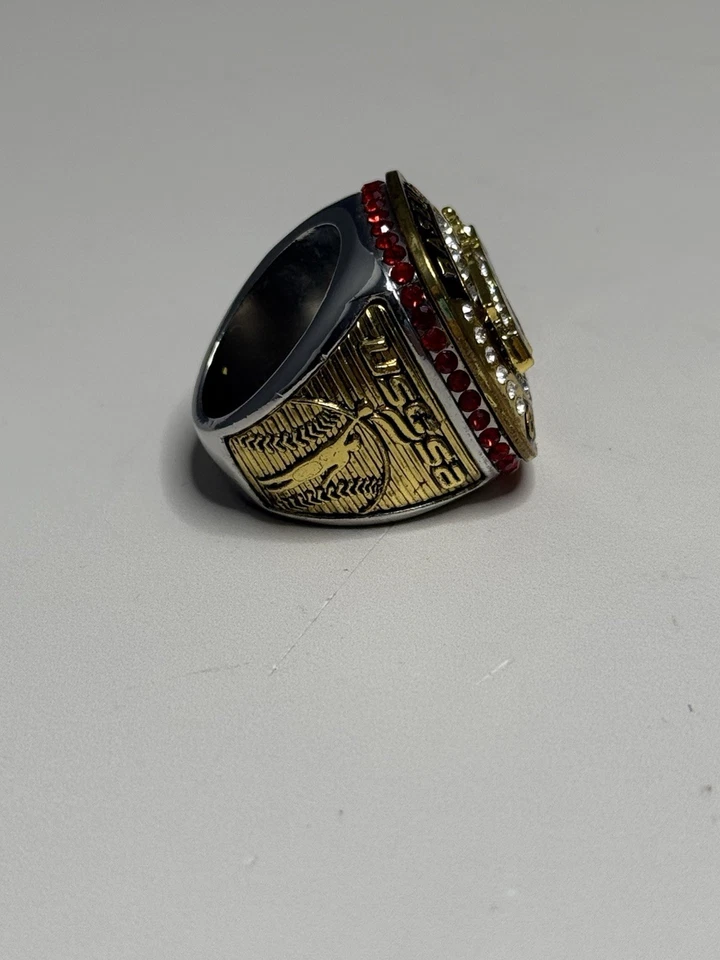 Anillo Campeonato Torneo de Béisbol Uscsa Talla 10 Foto 3 de 4