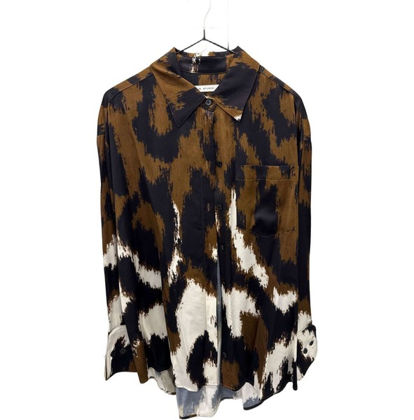 Aje Studio Abstract Print Shirt Size 8 Excellent Condition #46808