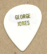 Vintage GEORGE JONES Concert Tour JOHN PEARSE Guitar Pick COUNTRY MUSIC Rare