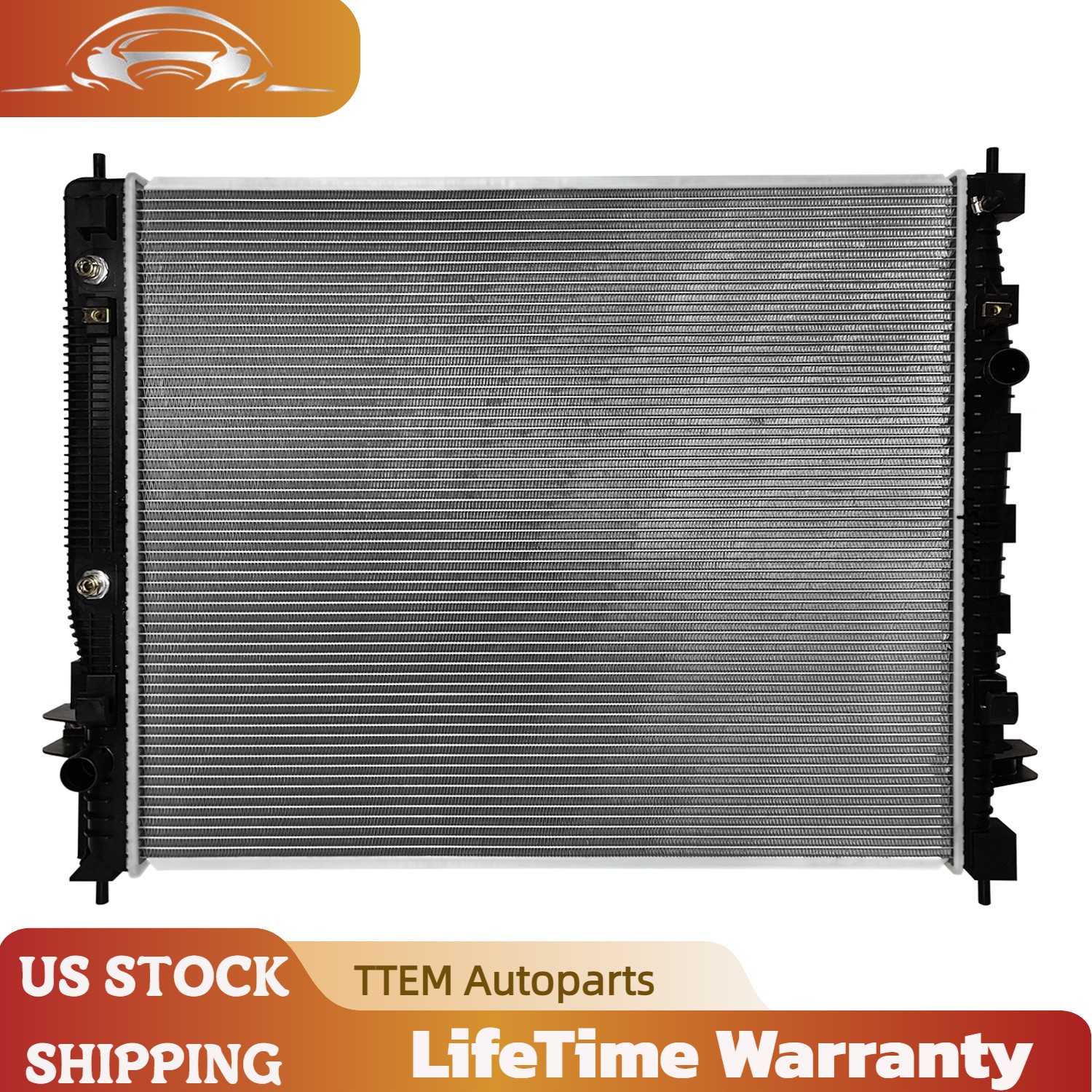 13758 Radiator For 2018 - 2023 2024 Buick Enclave Chevy Traverse 3.6L Aluminum