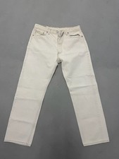 Vintage Levi's 501 OG Fit Button Fly Men's 36x30 Cream Off-White Made in USA
