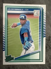 ARJUN NIMMALA 2025 DONRUSS RATED PROSPECT #129, RC, TOTONTO BLUE JAYS