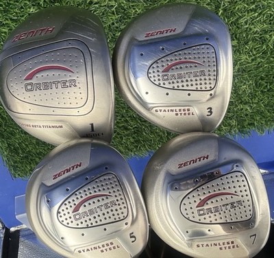 ZENITH ORBITER 4 DRIVER SET 1, 3, 5 & 7 w Covers, 350cc Right-Handed