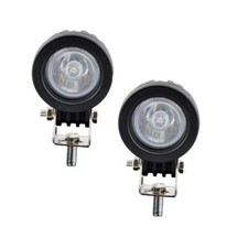 LED Motorcycle Spotlight, Fog Work Driving Auxiliary Bike 2" 10W Spot Beam