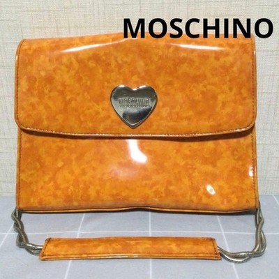 MOSCHINO Women Bag Enamel Shoulder Limited Edition VHTF Popular Products Collect