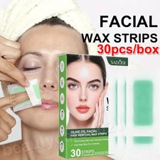 30x Nair Hair Remover Wax Ready Strips, Face and Bikini Hair Removal Wax Strips