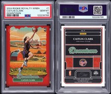 2024 Rookie Royalty WNBA Caitlin Clark Downtown #1 PSA 10 GEM MT CASE HIT SSP 
