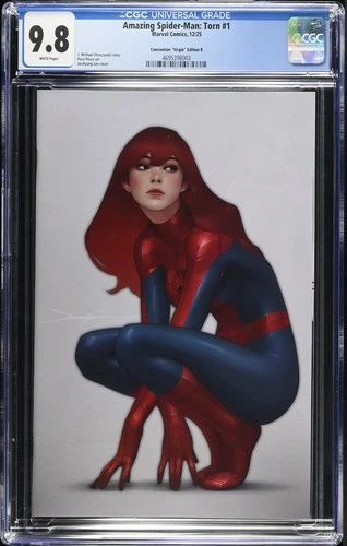 Amazing Spider-Man: Torn #1 Jeehyung Lee Virgin Variant CGC 9.8 w/ COA - Ltd 500