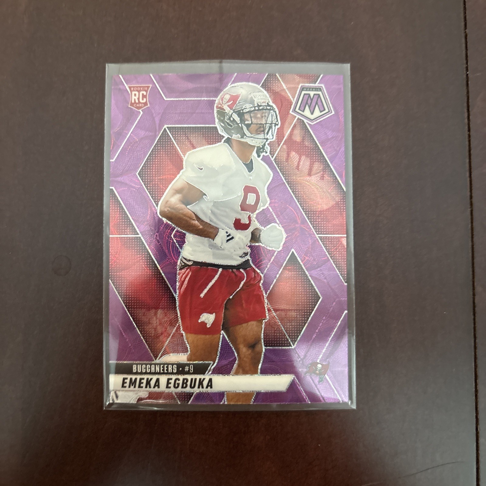 2025 Mosaic Emeka Egbuka Purple Scope #376 Buccaneers RC