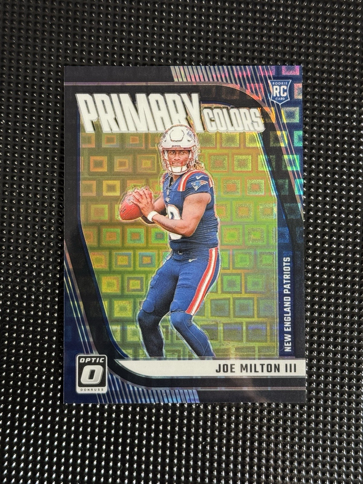 2024 Optic Black Pandora Primary Colors Joe Milton III 15/25 (RC) #13