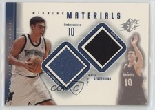 2000-01 SPx Winning Materials Wally Szczerbiak #WS1 1l1g