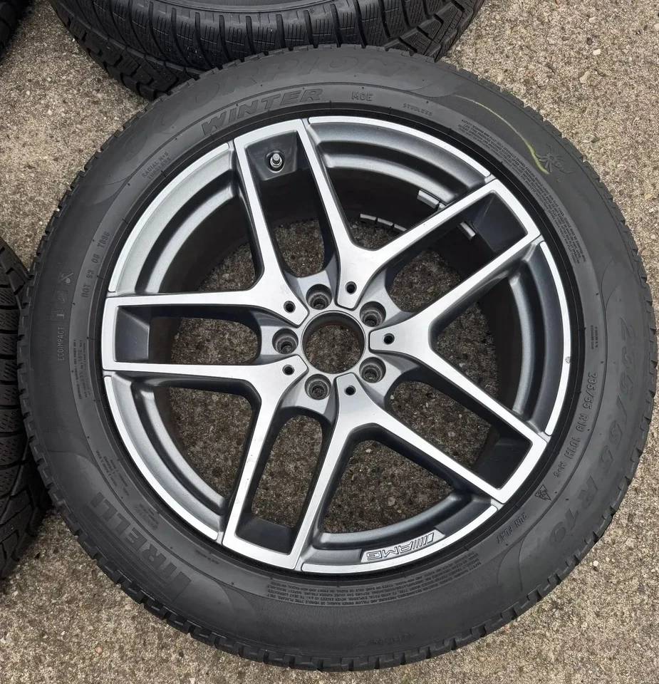 Original Mercedes AMG 19 Zoll für GLC X253 Pirelli Winterräder RDKS 2534011800 - Bild 3 von 4
