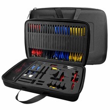 92pcs Multimeter Test Lead Kit Probe Pen Cable Alligator Clip Multi Meter Tool