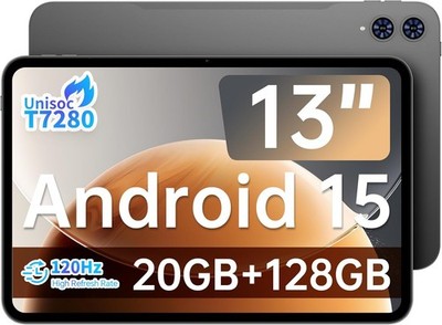 TECLAST 2025 neuestes Tablet 13,4 Zoll, T65 Android 15 Tablet, 20GB RAM 