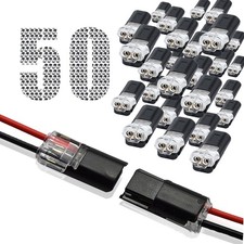 Wire Connectors, Double Wire Plug in Connector, Low Voltage Wire Connector, L...
