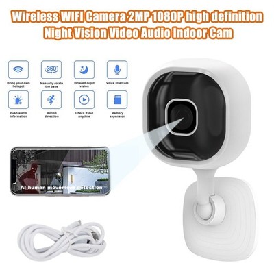 Indoor WLAN Camera App Smart Home Security 1080P IP WiFi Video Webcam Kamera-T