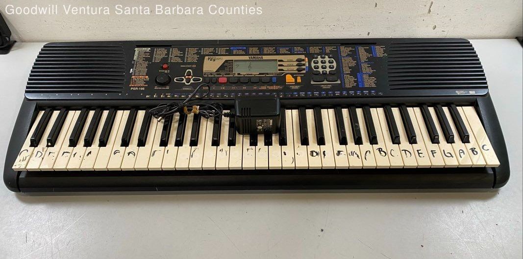 Yamaha PSR-195 キーボード 61鍵盤 Yamaha PSR-195 61-Key Electronic Keyboard | eBay