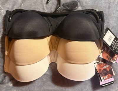 Maidenform  Stay Put Strapless Push Up Underwire NEW SN6990 Choose Color & Size